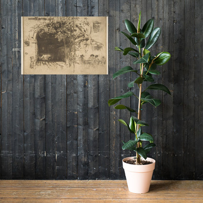 The Traghetto, No. 2 - James McNeill Whistler - 1879–80 - Paper Poster Museum quality 7741869