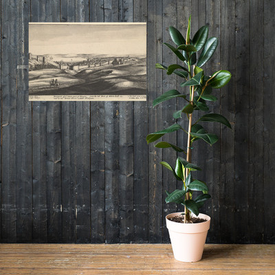 Prospect of the Lower Part of Tangier - Wenceslaus Hollar - ca. 1670 - Paper Poster Museum quality 7738807