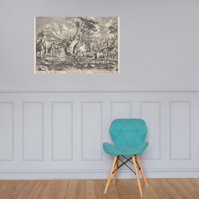 The Triumph of Time - Philips Galle - 1574 - Photo Paper Poster Museum quality 7723931