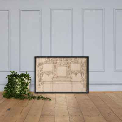 Wall Decoration - Anonymous, Italian, 16th century - 16th century - Photo Paper Framed Poster Museum quality 7742966