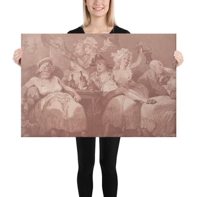 A Sketch from Nature - William Paulet Carey - January 24, 1784 - Canvas Museum quality 7738488