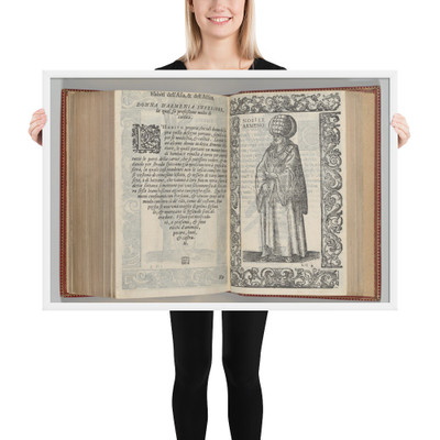 De gli habiti antichi et moderni di diversi parti del mondo, libri due ... - Cesare Vecellio - 1590 - Photo Paper Framed Poster Museum quality 7723983