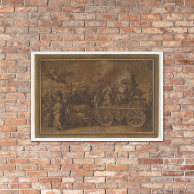 Allegory of the Triumph of the Church - Jan van der Straet, called Stradanus - 16th century - Matte Paper Framed Poster Museum quality 7743653
