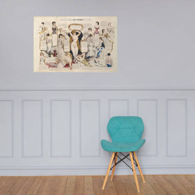 Etudes sur les femmes - Henri de Montaut - 1882–90 - Paper Poster Museum quality 7745557