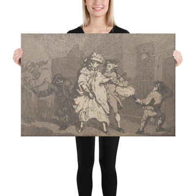 Civility - Thomas Rowlandson - 1787 - Canvas Museum quality 7737790