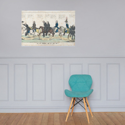 All on Hobbies, Gee Up, Gee Ho! - Edward Williams Clay - 1838 - Photo Paper Poster Museum quality 7739653