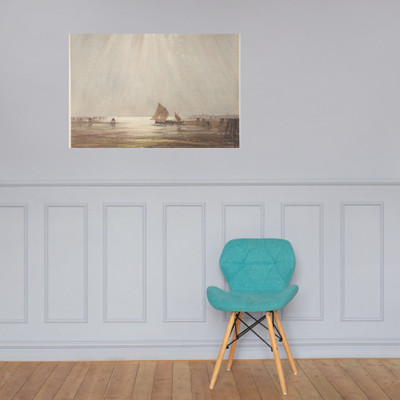 Venetian fishing boat - Félix-François-Georges-Philibert Ziem - n.d. - Photo Paper Poster Museum quality 7746521