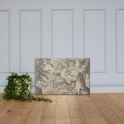 The Brook in the Wood - Allart van Everdingen - Canvas Museum quality 7741243