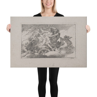 Rape of Persephone - Gaetano Gandolfi - ca. 1755–90 - Canvas Museum quality 7704153