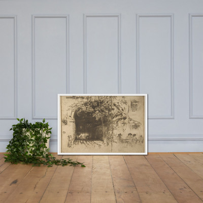 The Traghetto, No. 2 - James McNeill Whistler - 1879–80 - Matte Paper Framed Poster Museum quality 7741879