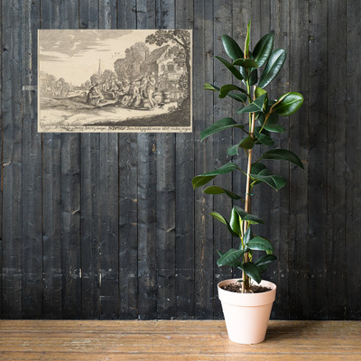 Autumn - Wenceslaus Hollar - 1629 - Paper Poster Museum quality 7738685