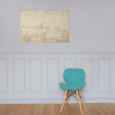 Venetian Scene - Anonymous, Italian, Venetian, 18th century - 18th century - Paper Poster Museum quality 7742842