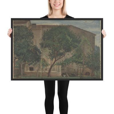 Italian Farmhouse - Walter Crane - 1871–3 - Photo Paper Framed Poster Museum quality 7744043