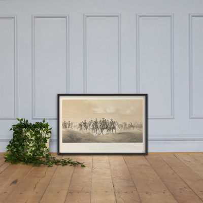 Sherman at Savannah, Georgia - Otto Botticher - 1865 - Photo Paper Framed Poster Museum quality 7738285