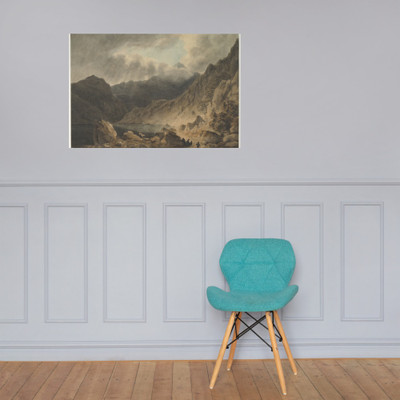 Storm Over A Lake - Joseph Barber - 1800–1811 - Paper Poster Museum quality 7744545