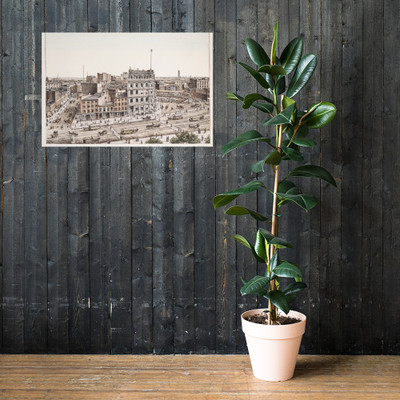 New York and Brooklyn Bridge Entrance - Charles Magnus & Company - after 1885 - Photo Paper Poster Museum quality 7743176