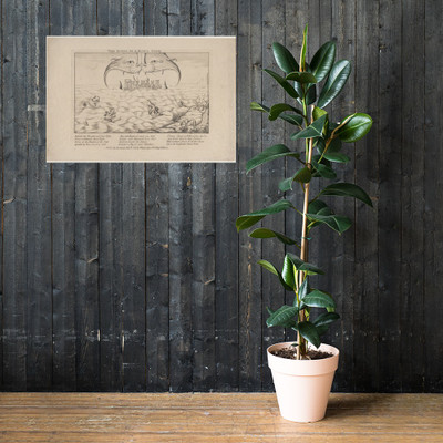 The Junto in a Bowl Dish - Anonymous, British, 18th century - February 11, 1781 - Paper Poster Museum quality 7740785