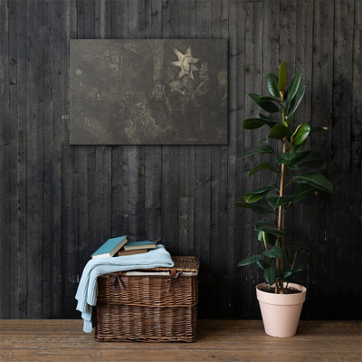 The Star of Kings: A Night Piece - Rembrandt (Rembrandt van Rijn) - ca. 1651 - Canvas Museum quality 7705242