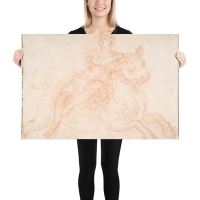 Europa and the Bull - Anonymous, Italian, Bolognese, 17th century - 17th century - Photo Paper Poster Museum quality 7743196