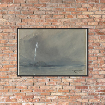 Beaumaris Mount, near Bangor, Wales - William Collingwood - 1843 - Matte Paper Framed Poster Museum quality 7723982