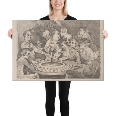 Private Amusement - Thomas Rowlandson - January 1, 1786 - Canvas Museum quality 7746621