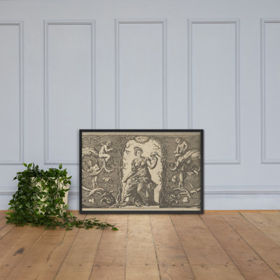 Touch (Tactus), from Quinque Sensuum - Franz Cleyn - ca. 1655 - Matte Paper Framed Poster Museum quality 7724791