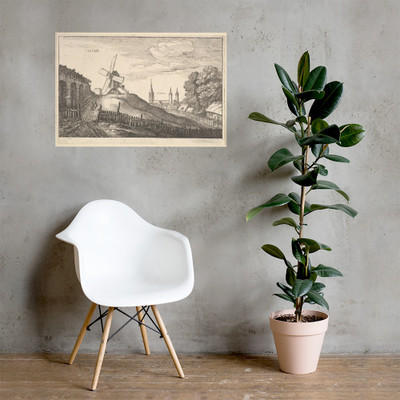 zü Cölln (Cologne) - Wenceslaus Hollar - 1643 - Photo Paper Poster Museum quality 7740921