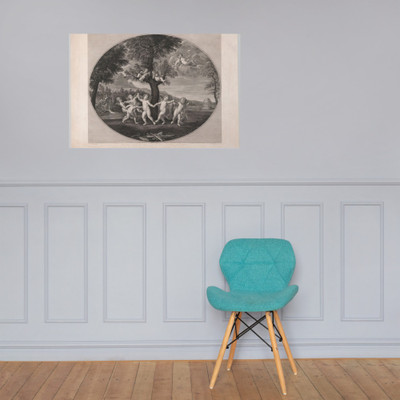 Amorini Celebrate the Rape of Proserpina - Francesco Rosaspina - 1805–12 - Paper Poster Museum quality 7747075