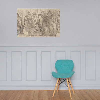 "Happy Thought" (for Punch, December 16, 1876) - Charles Samuel Keene - 1876 - Paper Poster Museum quality 7742901