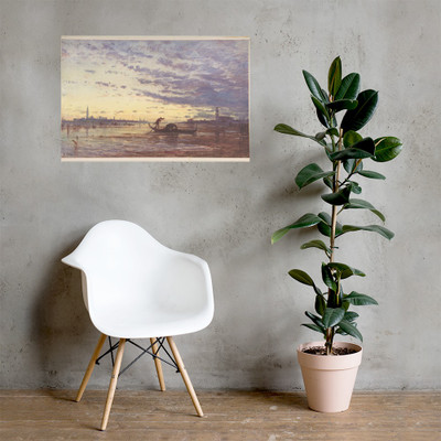 Venice - Félix-François-Georges-Philibert Ziem - n.d. - Paper Poster Museum quality 7746495