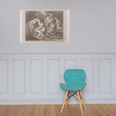 Bathing Nymphs - Francesco Bartolozzi - March 1, 1787 - Photo Paper Poster Museum quality 7739123