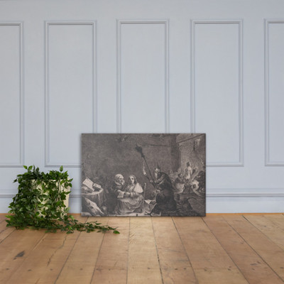 Departure for the Sabbath - baron Dominique Vivant Denon - Canvas Museum quality 7743549