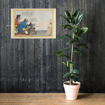 Experiments at Dover or Master Charley's Magic Lanthorn - Thomas Rowlandson - July 21, 1806 - Photo Paper Poster Museum quality 7746609