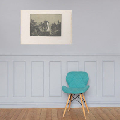 Ruins of a Castle - Karl Blechen - ca. 1827 - Photo Paper Poster Museum quality 7747803