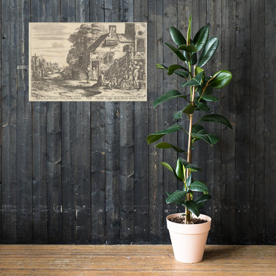 Spring - Wenceslaus Hollar - 1629 - Photo Paper Poster Museum quality 7738736