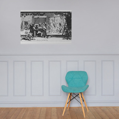 Les Miseres Et Les Mal-Heurs De La Guerre...Israel - Jacques Callot - 1633 - Photo Paper Poster Museum quality 7738499