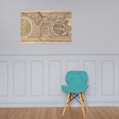 Frieze - Anonymous, Italian, Roman-Bolognese, 17th century - 17th century - Photo Paper Poster Museum quality 7745905