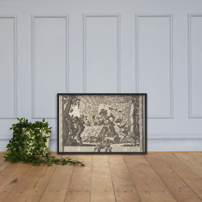 Autumn (L'Automne) - Abraham Bosse - ca. 1637 - Matte Paper Framed Poster Museum quality 7725059