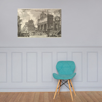 View of the Fountainhead of the Acqua Felice...., from Vedute di Roma (Roman Views) - Giovanni Battista Piranesi - ca. 1751 - Paper Poster Museum quality 7725242