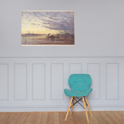 Venice - Félix-François-Georges-Philibert Ziem - n.d. - Photo Paper Poster Museum quality 7746514