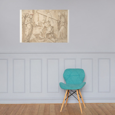 The Discovery of the True Cross - Moncalvo (Guglielmo Caccia) - 1568–1625 - Photo Paper Poster Museum quality 7744681