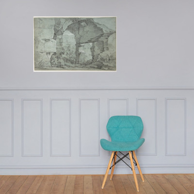 View of the Colosseum - Joseph Marie Vien - ca. 1744–50 - Paper Poster Museum quality 7739143