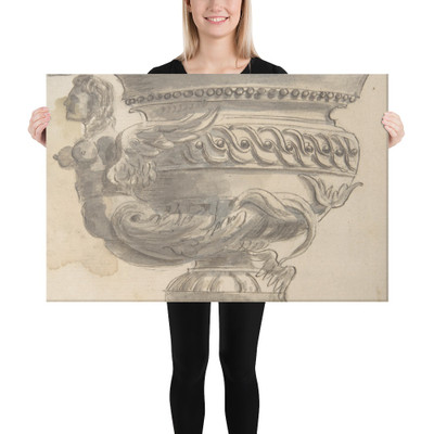 Architectural Drawings - Anonymous, Italian, 19th century - 1800–1900 - Canvas Museum quality 7738971