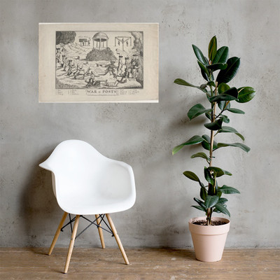 La Grand Bretagne Mutilé; Das Verstümelte Britanien [Great Britain Mulitated] - Anonymous, Dutch, 18th century - 1780–89 - Photo Paper Poster Museum quality 7740764