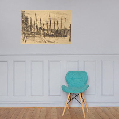 Billingsgate - James McNeill Whistler - 1859 - Photo Paper Poster Museum quality 7741762
