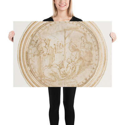 Adoration of the Magi - Anonymous, Italian, 16th century - 16th century - Paper Poster Museum quality 7743226