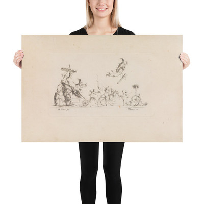 Desseins a Plusieurs Usages Inventés par M. B. Toro - Jean Bernard Toro - 1718 or after - Photo Paper Poster Museum quality 7794230