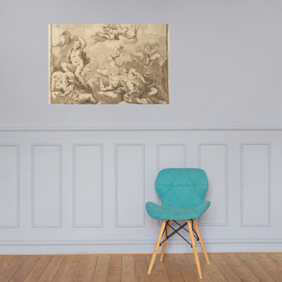 Fall of the Giants - Anonymous, Italian, Roman-Bolognese, 17th century - 17th century - Photo Paper Poster Museum quality 7796746