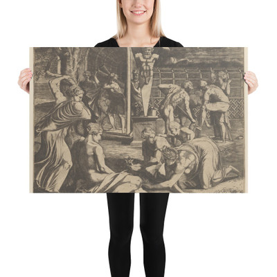 The Garden of Pomona - Léon Davent - 1540–56 - Paper Poster Museum quality 7799556