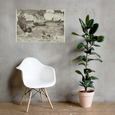 Marine - Edouard Manet - 1865–66 - Paper Poster Museum quality 7798350